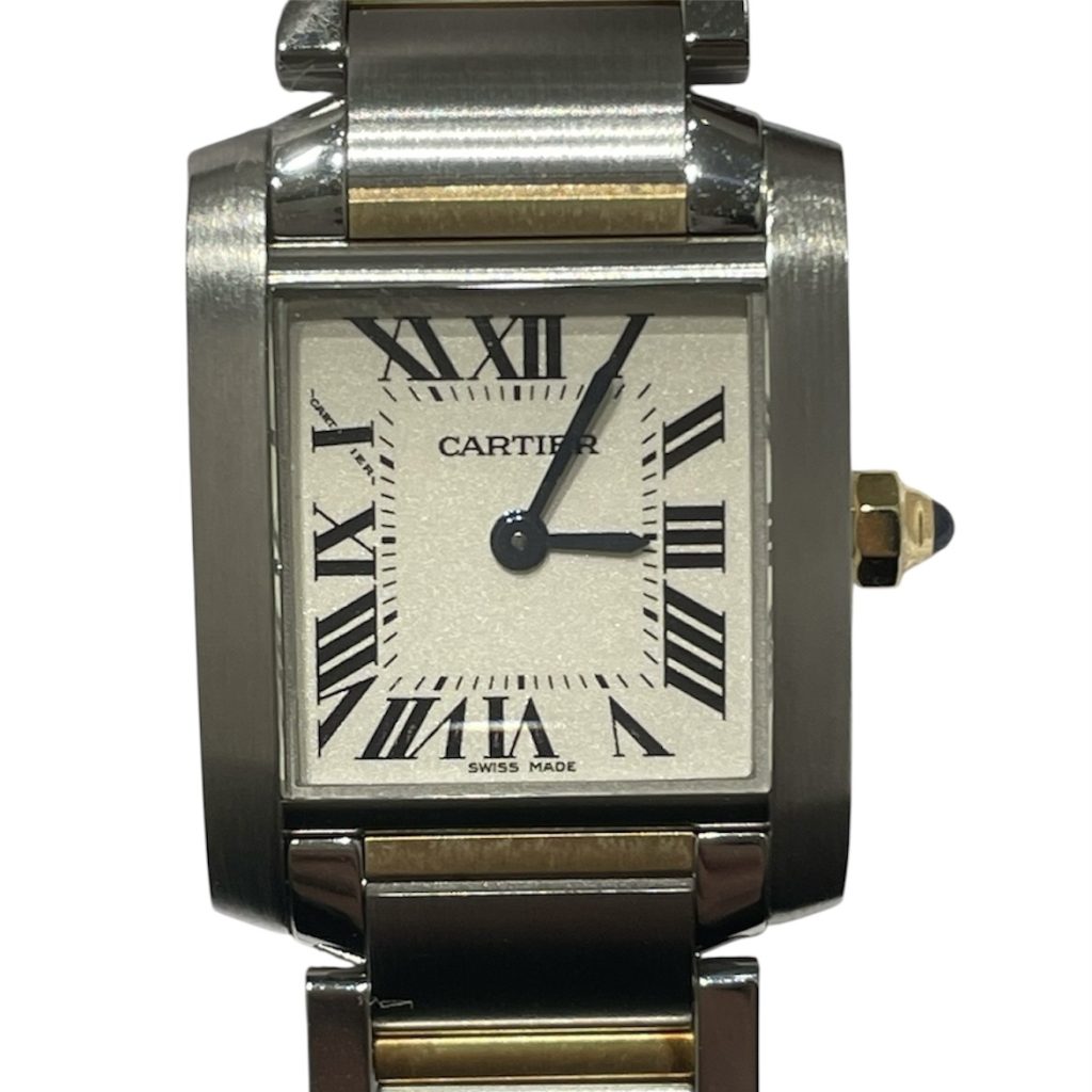 Cartier　カルティエ　タンクフランセーズ SM　SS×YG　クォーツ　W51007Q4