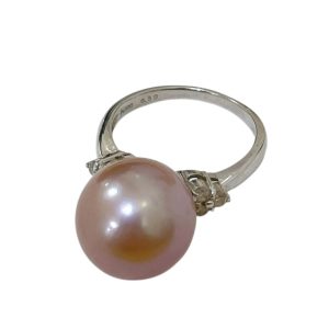 【Pt900 パールリング】