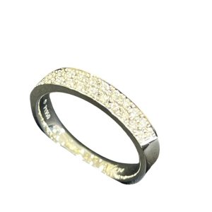 Pt900(プラチナ900)メレダイヤ付リング
