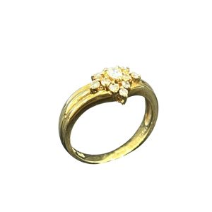 K18PM刻印 RD0.05ct リングの買取実績 | 買取専門店さすがや