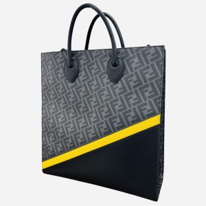 FENDI フェンディバッグ ズッカ柄 マンマバケット レオパードスカーフ付き FENDI フェンディ ハンドバッグ マンマバケット レオパード ワン