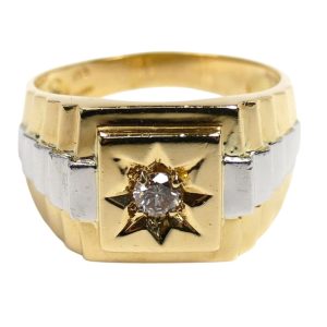 遺品整理 金 Pt900 D1.00ct 刻印 ゴールド ダイヤモンド リング 遺品整理」 金 PT900 D1.000ct 刻印ダイヤモンドリング13#