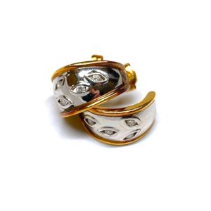 【K18/Pt900 ピアス】18金・プラチナ900・メレダイヤモンド・貴金属・アクセサリー