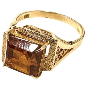 K18 シトリン リング