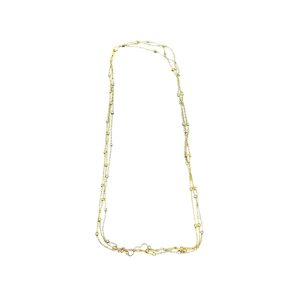 K18 Pt900 コンビ ネックレス18金 750 プラチナ900