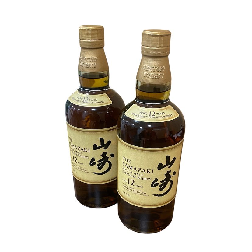【サントリーシングルモルトウイスキー　山崎12年　箱無し】