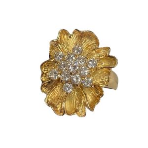 K18 ダイヤモンドリング（18金 ダイヤリング・18金リング）