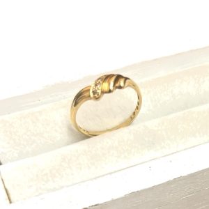 K18 18金 ゴールド メレダイヤ リング ジュエリー 貴金属