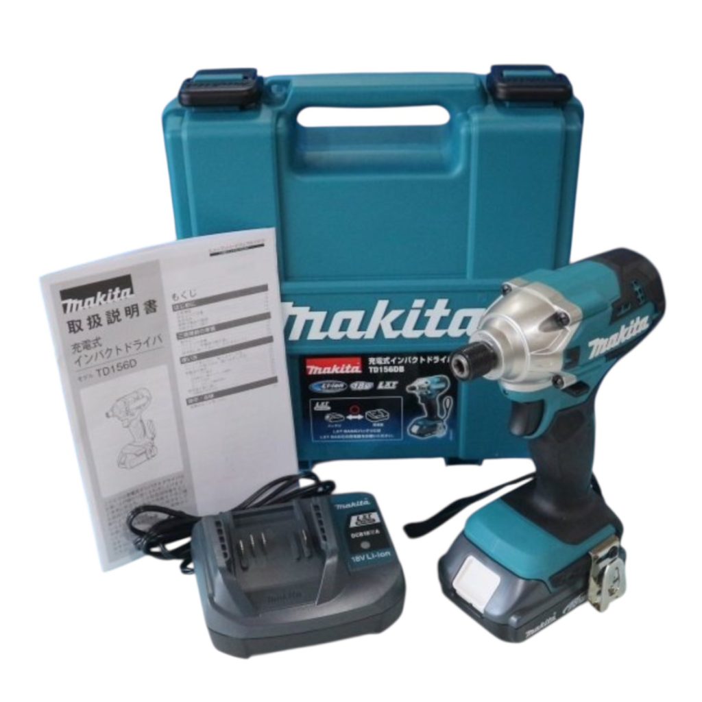 【 Makita(マキタ) 】インパクトドライバー / TD156DB・18V・2.0Ah / ケース・付属品付き