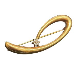 K18 18金 ブローチ