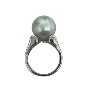 Pt900 プラチナ リング パール付き