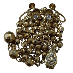 K18（18金）ネックレス・ピアス（石あり）