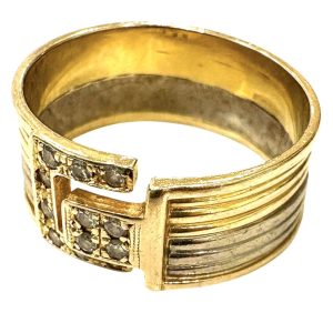 K18 メレダイヤ リング