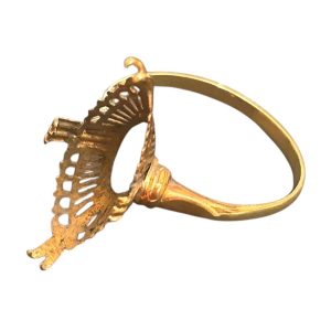 K18 18金 リング　石無し