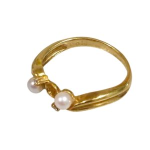K18 18金 パールリング