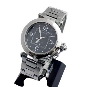 CARTIER カルティエ パシャC 35 ビッグデイト