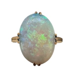 K18　オパール　リング　(18金　指輪)
