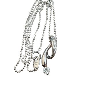 Pt900　ダイヤモンド　ネックレス