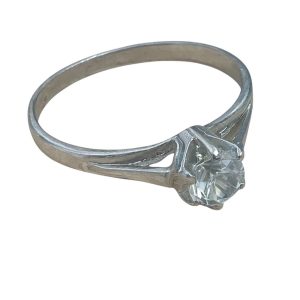 Pt900 プラチナ ダイヤモンド付きリング