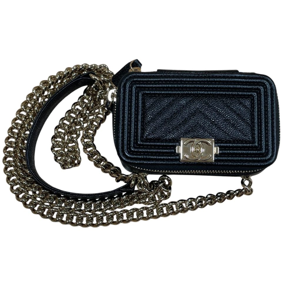 CHANEL シャネル ボーイシャネル ミニチェーンショルダーバッグ