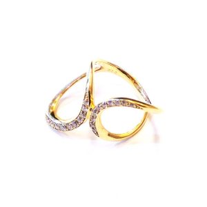 K18 メレダイヤリング