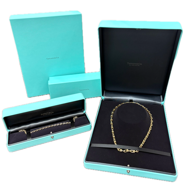 ネックレス ブレスレッド アクセサリー 金 K18 18金 ティファニー Tiffany&Co. Tiffany HardWear