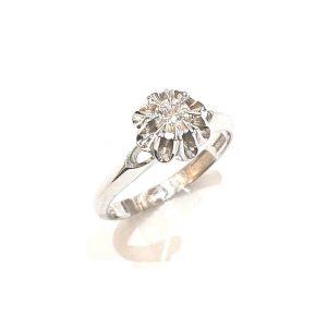 K18Pt900 1カラットダイヤモンドリング 大人の素敵 1カラット ダイヤモンド リング k18 pt900 1.0ct [no
