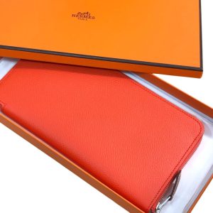 AKT23 エルメス ベアンスフレ 2つ折り長財布 リザード シルバー金具 AKT23 エルメス ベアンスフレ 2つ折り長財布 リザード シルバー