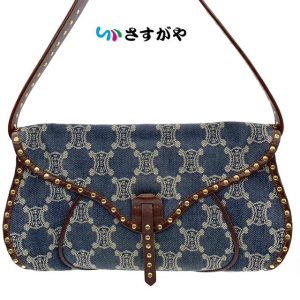CELINE セリーヌ パリマカダム デニム バッグ ブランドバッグ