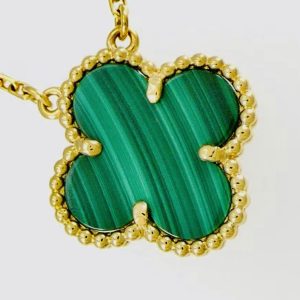 ヴァンクリーフ＆アーペル マジック アルハンブラ マラカイト ネックレス