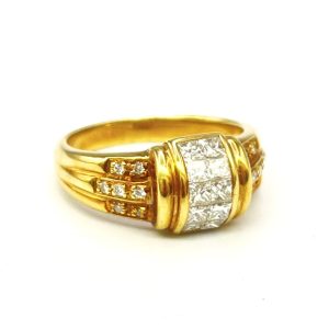 18金 ( K18 ) リング ダイヤモンドジュエリー 指輪 | 根室市昭和町