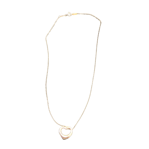Tiffany&Co. ティファニー オープンハート ペンダント シルバー