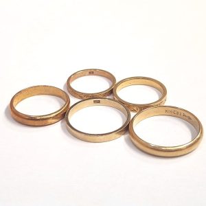 18金(K18)リング5点|前橋市広瀬町