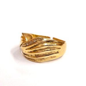 18金(K18)ダイヤモンド付きリング|前橋市南町