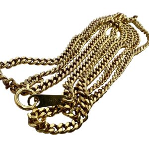 ✨鑑定済み✨刻印 750 K18ゴールドネックレス 1.93gロブスタークラスプ ✨鑑定済み✨刻印 750 K18ゴールドネックレス 1.93gロブスター