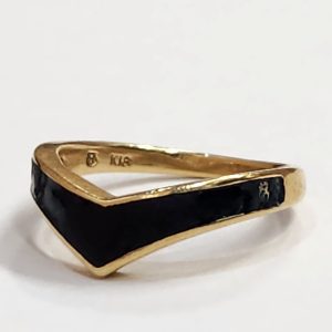 18金 (K18) オニキス リング ジュエリー 貴金属 | 根室市昭和町