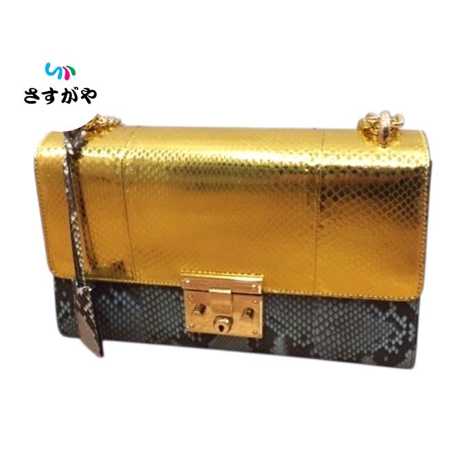 GUCCI パドロック チェーンショルダー