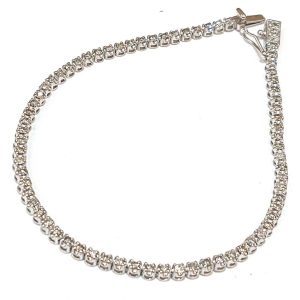 K18WG メレダイヤ テニスブレスレット