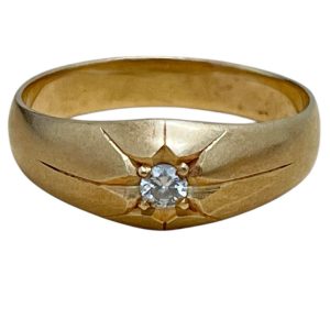 K18リング Dメレ付