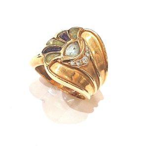 K18 デザインリング