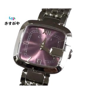 GUCCI グレー レザートートバッグ GUCCI グッチ トートバッグ ハンド キャンバス レザー GG柄 総柄