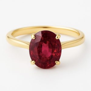 K18 18金 ゴールド ルビー リング ジュエリー 貴金属