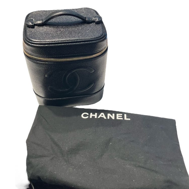 CHANEL シャネル キャビアスキン バニティバッグ