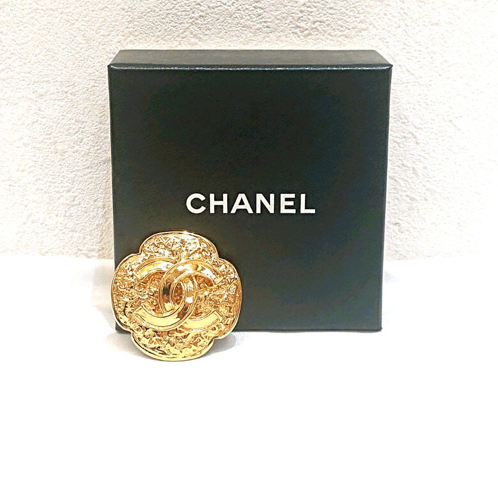 CHANEL シャネル ココマーク ヴィンテージブローチ