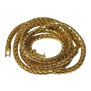 K18 ネックレス 石なし チェーン 18金 アクセサリー