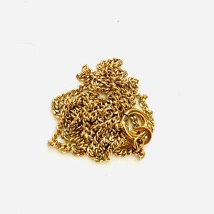 (C041711) K18ネックレス ホールマーク750 18金YG C041711) K18ネックレス ホールマーク750 18金YG