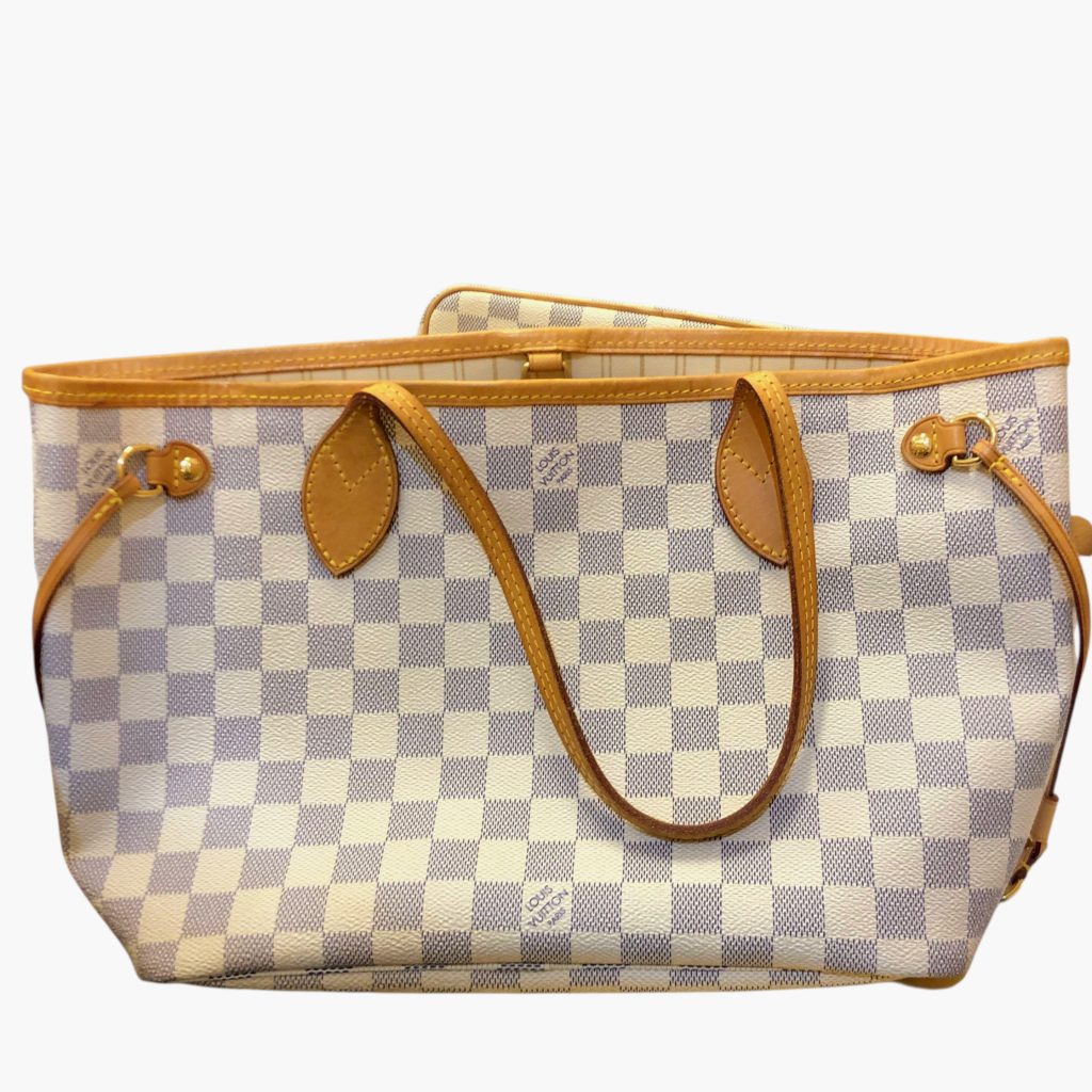 ルイヴィトン　Louis Vuitton　ネヴァーフルPM　ダミエアズール