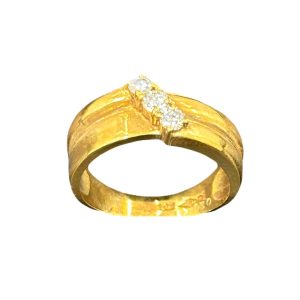 K18  18金　金　地金　リング　アクセサリー　メレダイヤ