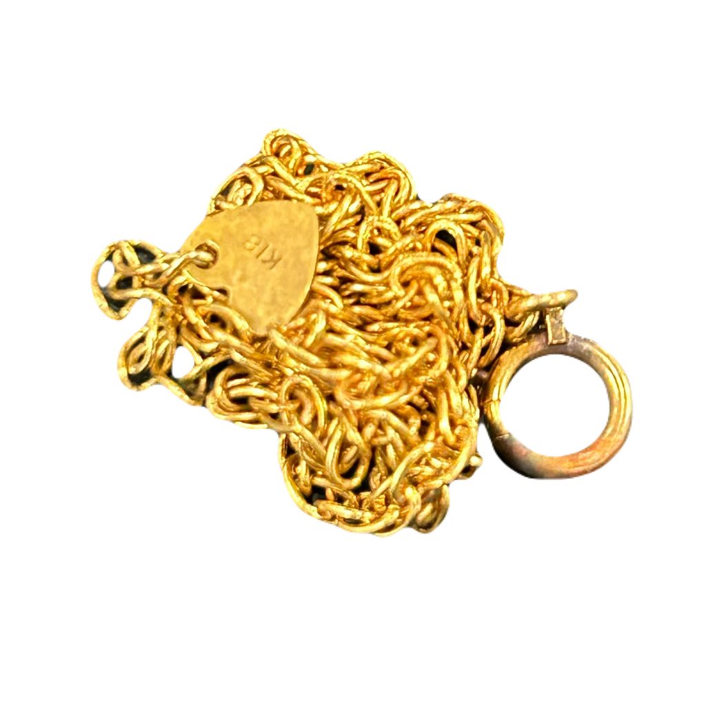 K18  18金　金　地金　ネックレス　アクセサリー
