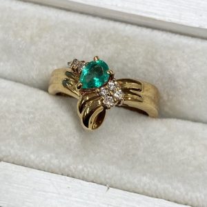 ネクタイピン　ダイヤ　ゴールド14K ホワイトゴールド14k 4月の誕生石 ゴールドダイヤモンドネクタイピン（タイバー）
